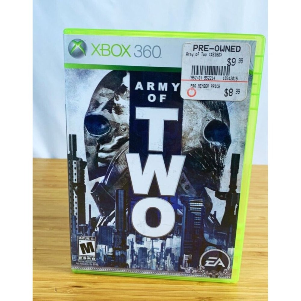Army of Two (Microsoft Xbox 360, 2008) Complete CIB & Tested